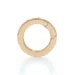Yellow Gold Round Clip Clasp - 14k Charm Pendant