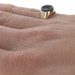 Yellow Gold Bloodstone Edwardian Bearded Man Signet Ring 14k Intaglio Antique
