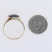 Yellow Gold Bloodstone Edwardian Bearded Man Signet Ring 14k Intaglio Antique