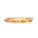Yellow Gold Citrine Tennis Bracelet 7 1/2" - 10k Round 21.70ctw