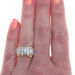 Yellow Gold Diamond Cluster Cocktail Ring - 18k Marquise 2.01ctw
