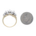 Yellow Gold Diamond Cluster Cocktail Ring - 18k Marquise 2.01ctw