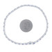 White Gold Diamond Sapphire Tennis Bracelet 7" - 14k Round Brilliant 3.65ctw