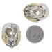 Lagos Arcadia Swiss Blue Topaz Lg Stud Earrings Ster 925 Gold 18k Oval 15.44ctw