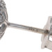 White Gold Aquamarine Diamond Halo Stud Earrings - 14k Round 2.05ctw
