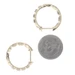 Yellow Gold Diamond Hoop Earrings - 14k Round Brilliant .50ctw