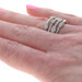 David Yurman Confetti Four Row Diamond Band - Sterling Silver 925 Rd .26ctw Ring
