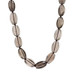 Lucas Robert Smoky Quartz Beaded Necklace 19 3/4" - Sterling Silver 925