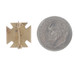 Yellow Gold Edwardian Knights Templar Men's Badge 14k Enamel Antique Masonic Pin