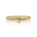 Yellow Gold Omega Chain Bracelet 7 1/4" - 14k