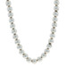 Sterling Silver Beaded Necklace 31" - 925