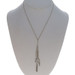 Tiffany & Co. Frank Gehry Flux Dangle Necklace 16 1/4" - Sterling Silver 925