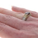 David Yurman Classic Cable Garnet Solitaire Ring - Sterling 925 Gold 14k 1.90ct