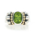 Lagos Caviar Peridot Cocktail Solitaire Ring -Sterling 925 Gold 18k Oval 2.50ctw