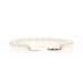 White Gold Akoya Pearl Knotted Strand Bracelet 7" - 14k