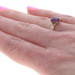 Yellow Gold Amethyst Solitaire Ring - 9k Emerald Cut 1.00ct