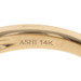 Yellow Gold Diamond Band - 14k Round Brilliant .25ctw Stackable Ring