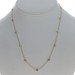 Yellow Gold Diamond by the Yard Necklace - 14k Round Brilliant 2.00ctw Station