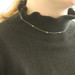 Yellow Gold Diamond by the Yard Necklace 18" -14k Round Brilliant .50ctw Station