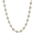 Yellow Gold Diamond Station Necklace - 14k Round Brilliant 10.00ctw