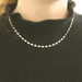 Yellow Gold Diamond Station Necklace - 14k Round Brilliant 10.00ctw