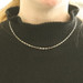 Yellow Gold Diamond Station Necklace - 14k Round Brilliant 3.00ctw