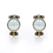 Lagos Caviar Mabe Pearl Drop Earrings - Sterling 925 Yellow Gold 18k Pierced