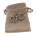 David Yurman Crossover Hoop Half-Hoop Earrings Sterling 925 Yellow Gold 14k