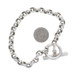 Slane & Slane Oval Link Chain Toggle Bracelet 8 1/4" - Sterling Silver 925