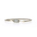 David Yurman Wheaton Petite Pave Cable Diamond Bangle Bracelet 6 1/4" Ster 925