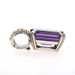 Lagos Caviar Amethyst Solitaire Enhancer Pendant Sterling 925 Gold 18k 18.12ct