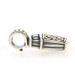 Lagos Caviar Enhancer Pendant - Sterling Silver 925 Yellow Gold 18k Lattice Dot