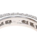 White Gold Pave Diamond Eternity Band - 14k Round Brilliant 3.15ctw Ring