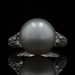 White Gold South Sea Pearl Diamond Ring - 18k .64ctw