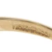 Yellow Gold Brushed Oval Signet Unisex Ring - 10k Engravable