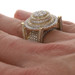 Yellow Gold Diamond Men's Ring - 10k Round Brilliant 5.00ctw Cluster Bling