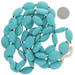 Lucas Robert Howlite Knotted Double Strand Necklace - Sterling 925 Oval Beads