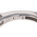 White Gold Sapphire Diamond Hoop Earrings - 14k Round Brilliant 1.00ctw Pierced