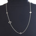 David Yurman Venetian Quatrefoil Motif Toggle Necklace 36" Sterling 925 Station