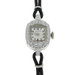 Longines Ladies Vintage Diamond Dress Watch - Platinum Manual Single Cut .44ctw
