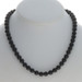 Tiffany & Co. Onyx Beaded Toggle Necklace 18" - Sterling Silver 925