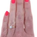 YellowGold Moonstone Edwardian Solitaire Ring 14k Bullet1.17ct Converted Antique
