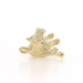 Yellow Gold Walking Bear Charm - 14k Wildlife