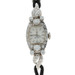 Omega Diamond Vintage Ladies Watch - White Gold 14k Manual Round .69ctw