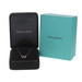 Tiffany & Co. Retired W Initial Diamond Necklace 16" - Platinum Monogram Letter