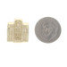 Yellow Gold Diamond Omega Slide Pendant - 14k Princess 1.00ctw Invisible Set