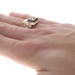Yellow Gold Onyx Diamond Vintage Initial E Signet Men's Ring 10k Monogram Letter