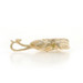 Yellow Gold Peridot Frog Solitaire Pendant - 14k Oval 1.35ct Amphibian