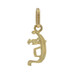 Yellow Gold Venetian Gondola Charm - 18k Venice, Italy