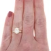 Yellow Gold Diamond Solitaire Women's Engagement Ring - 14k Oval GIA